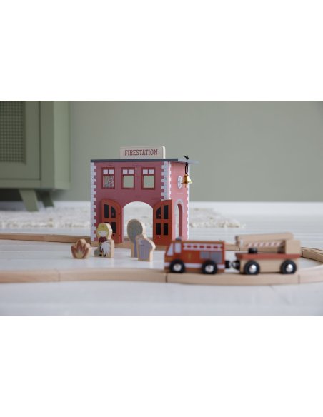 Caserne de pompiers en bois