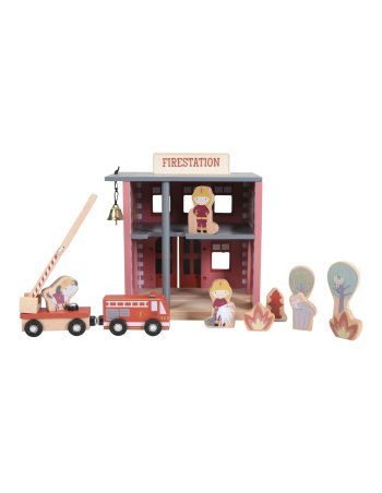 Caserne de pompiers en bois