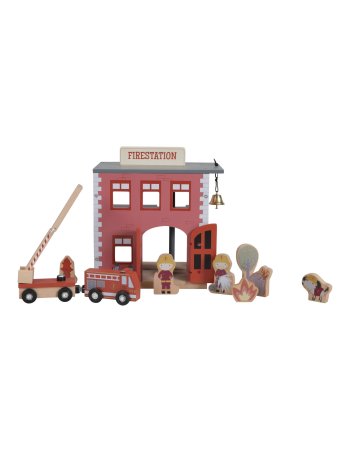 Caserne de pompiers en bois 2