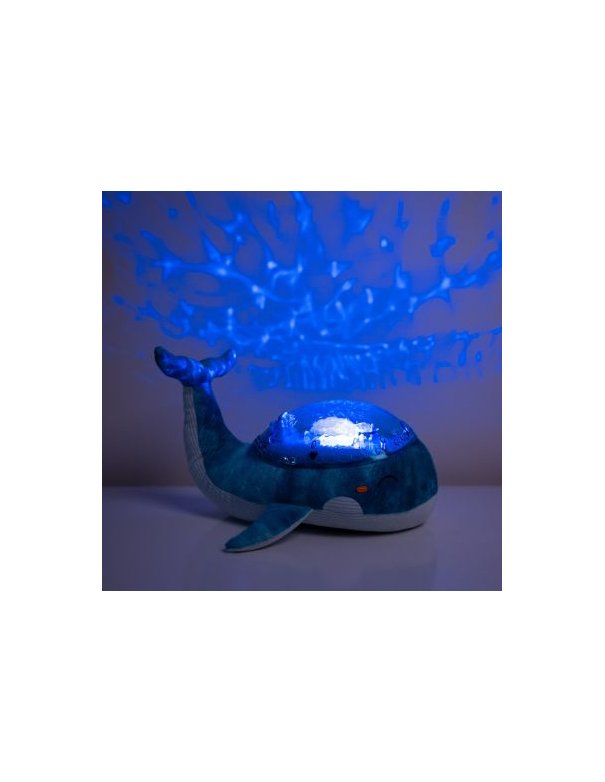 Baleine veilleuse musicale - BLEU
