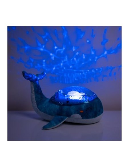 Baleine veilleuse musicale - BLEU