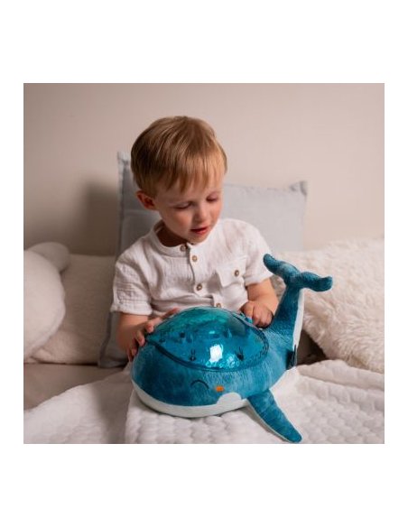 Baleine veilleuse musicale - BLEU