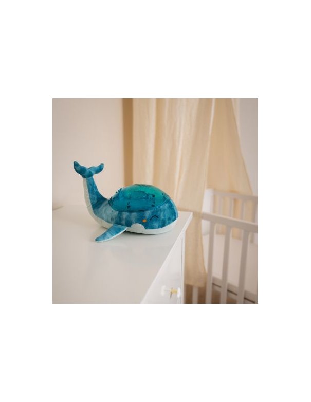 Baleine veilleuse musicale - BLEU