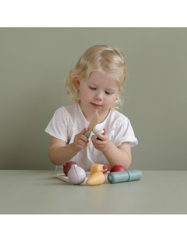 Fruits à découper en bois - Little Dutch