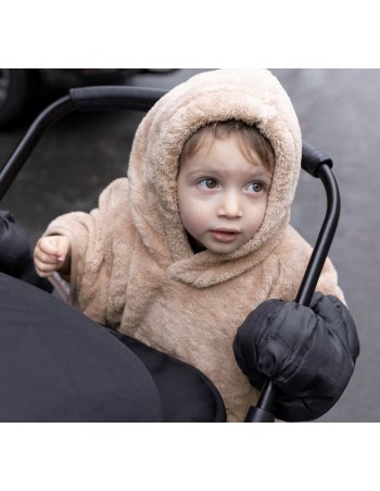 Poncho de voyage 9-36m - Natural - SOFTY + JERSEY Bemini 2