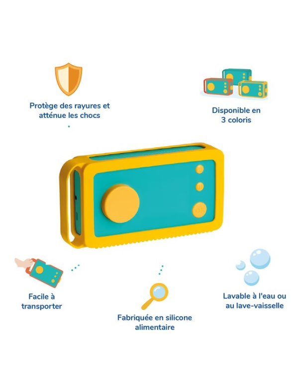 Coque Odile Lunii- Jaune Coque Odile Lunii- Jaune