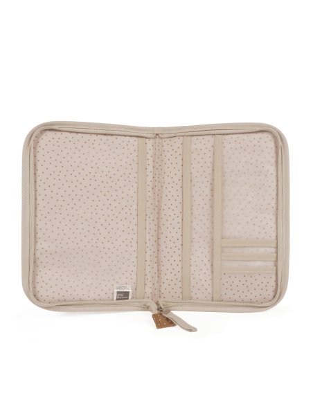 Protège carnet de santé pois POPPY - cannelle