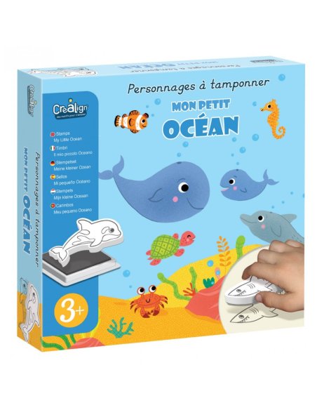 Personnages à tamponner : Mon Petit Océan