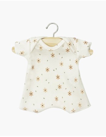 Babies – Minikane Body shorty en bord côtelé Fleurs d'hiver