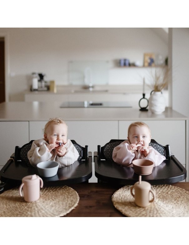 Bavoir à longues manches - Dinos -...