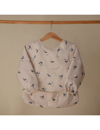 mushie Bavoir à longues manches - Baleine 2