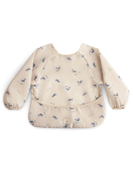 mushie Bavoir à longues manches - Baleine