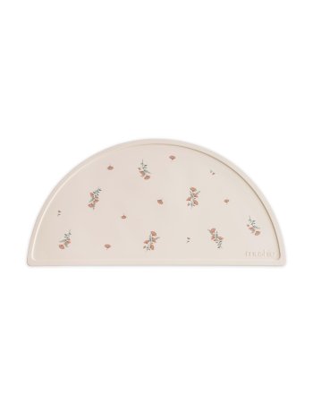 Set de table silicone - Pink flowers mushie