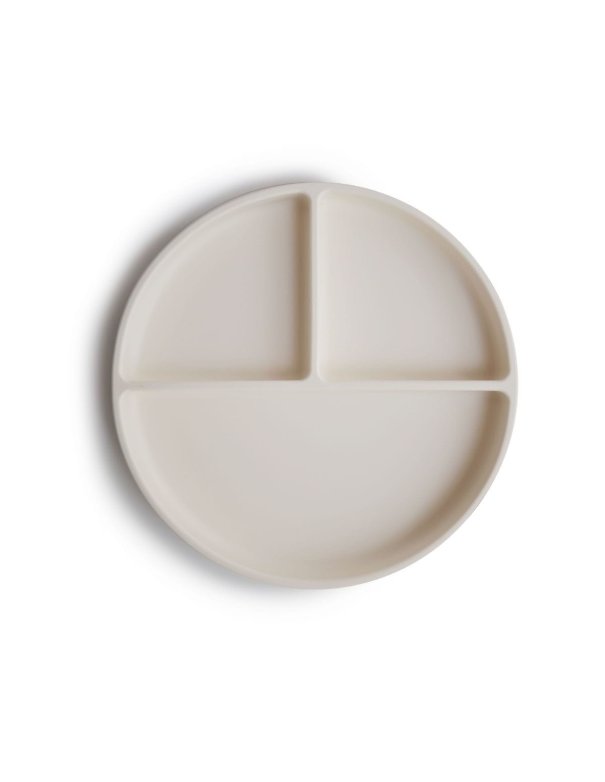 Assiette en silicone à ventouse - Ivoire - Mushie