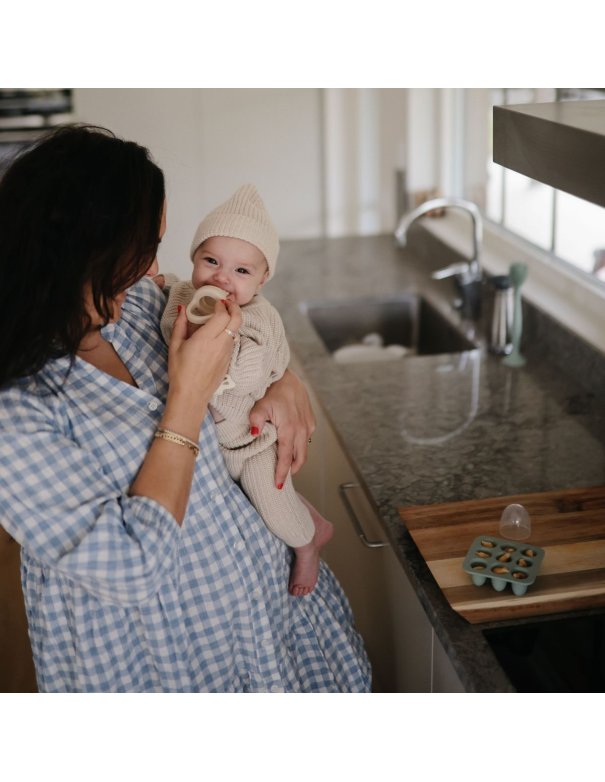Bloc à glaçons - vert d'eau - Mushie