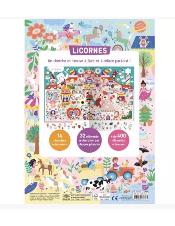 Cherche et trouve - Licornes 6+