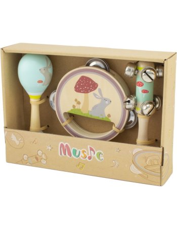Coffret musical - instrument en bois - Lapin 2