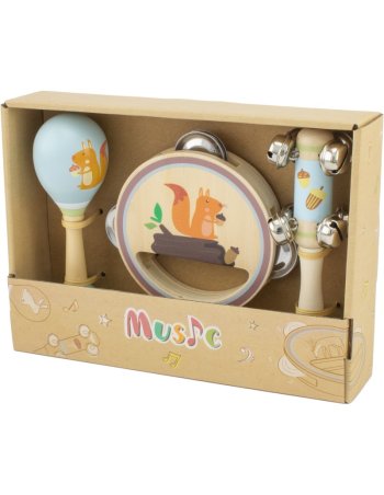 Coffret musical - instruments en bois - Hérisson 2