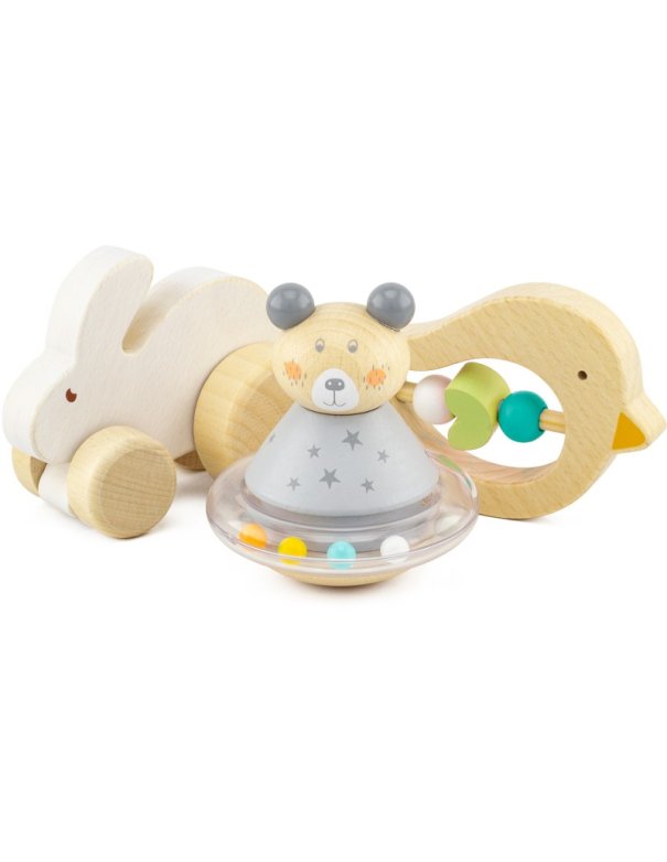 Coffret de jouets en bois premier âge