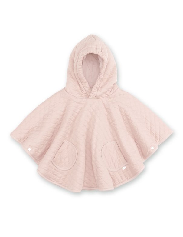 Poncho de voyage 9-36m QUILT Blush (jersey + jersey) Bemini