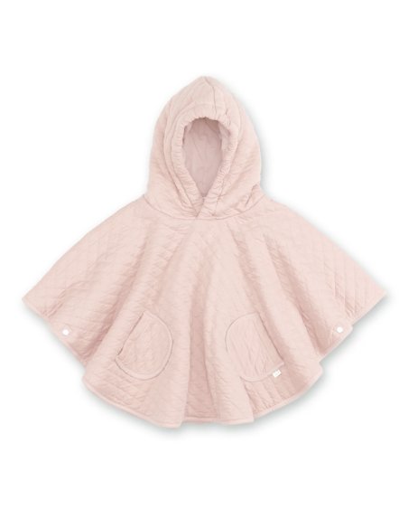 Poncho de voyage 9-36m QUILT Blush (jersey + jersey) Bemini