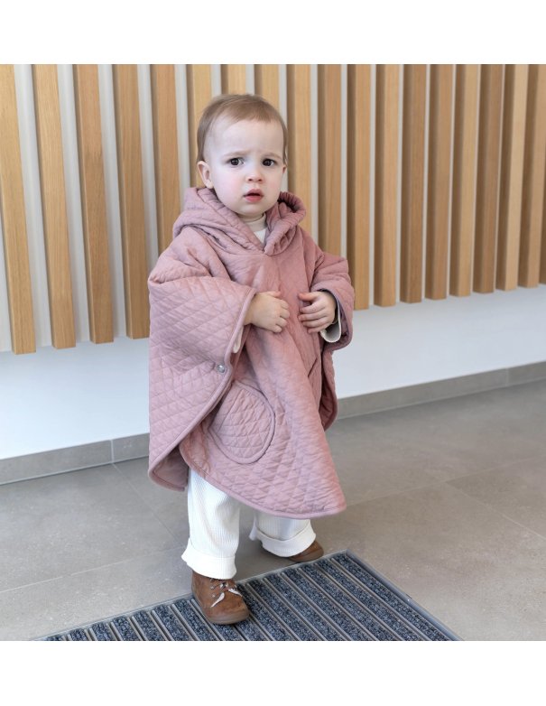 Poncho de voyage 9-36m QUILT Vintage (jersey + jersey) Bemini