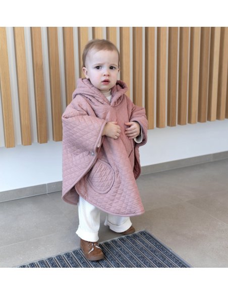 Poncho de voyage 9-36m QUILT Vintage (jersey + jersey) Bemini