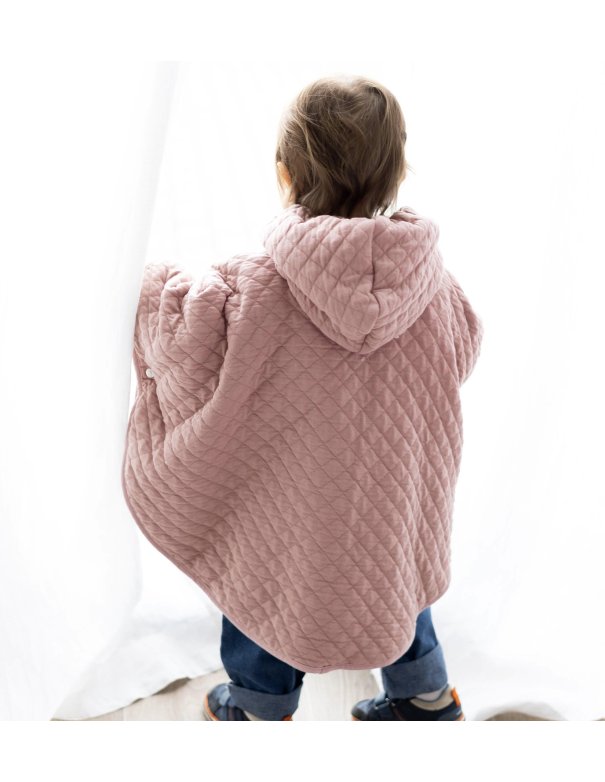 Poncho de voyage 9-36m QUILT Vintage (jersey + jersey) Bemini