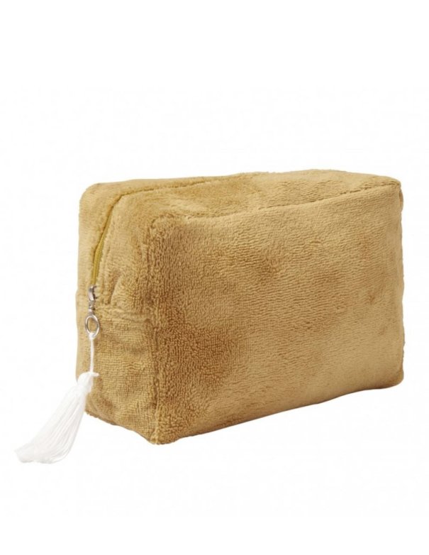 Trousse de toilette en éponge bambou - Havane