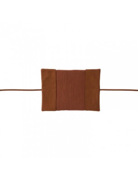 Protège-carnet de santé gaze de coton - Toffee