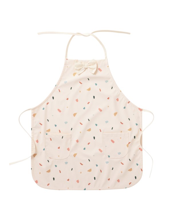 Tablier de cuisine noeud papillon imperméable - Terrazzo