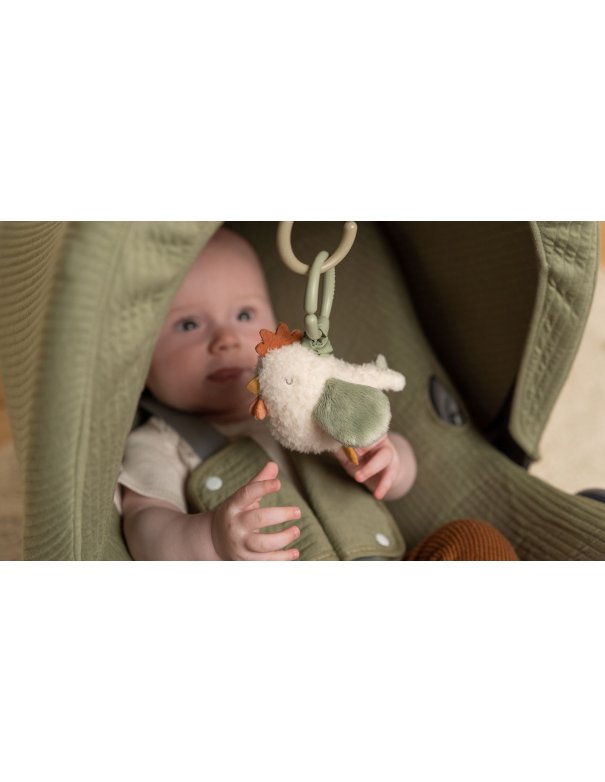 Peluche vibrante poule - Little Farm Peluche vibrante poule - Little Farm