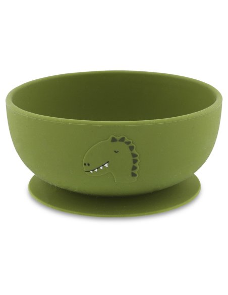 Bol en silicone avec ventouse - Mr. Dino Bol en silicone avec ventouse - Mr. Dino