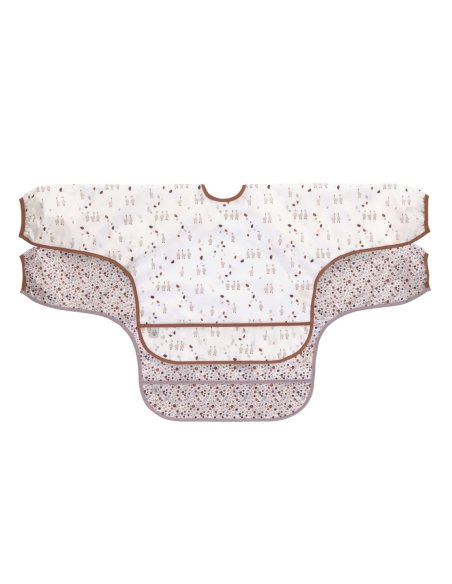 Bavoirs manches longues avec poche (2pcs), Tiny Farmer Oie