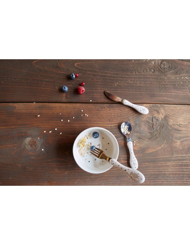 Couverts enfants inox (3 pc) - Tiny... Couverts enfants inox (3 pc) - Tiny...