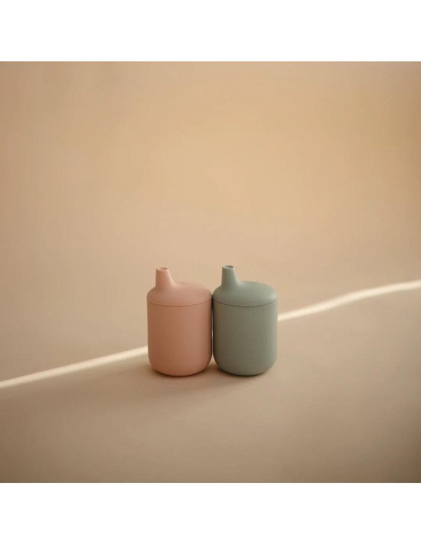 Gobelet à bec en silicone - blush -... Gobelet à bec en silicone - blush -...