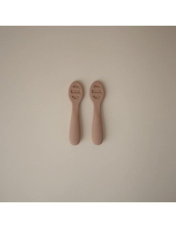 Première cuillère - set de 2 - Naturel mushie 2