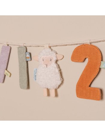 Pendentif Mouton en tissu - Little Farm 2