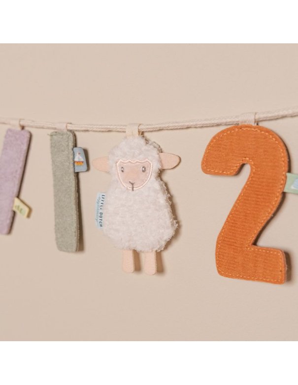 Pendentif Mouton en tissu - Little Farm Pendentif Mouton en tissu - Little Farm
