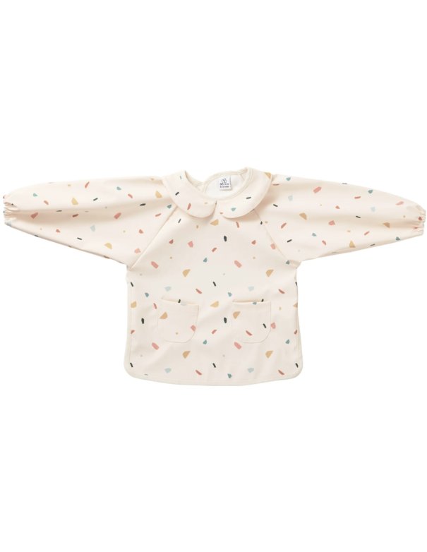 Bavoir tablier col imperméable terrazzo - BB&Co