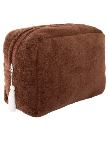 Trousse de toilette en éponge bambou - Toffee