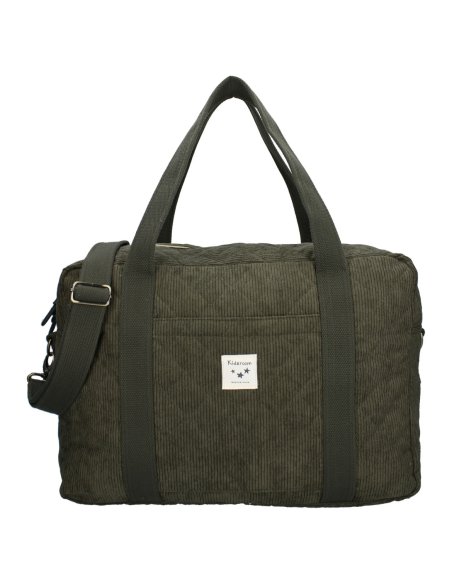 Sac à langer (avec matelas à langer) – Velours côtelé kaki -