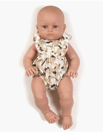 Bambinis –Minikane Barboteuse rétro Lou en double gaze