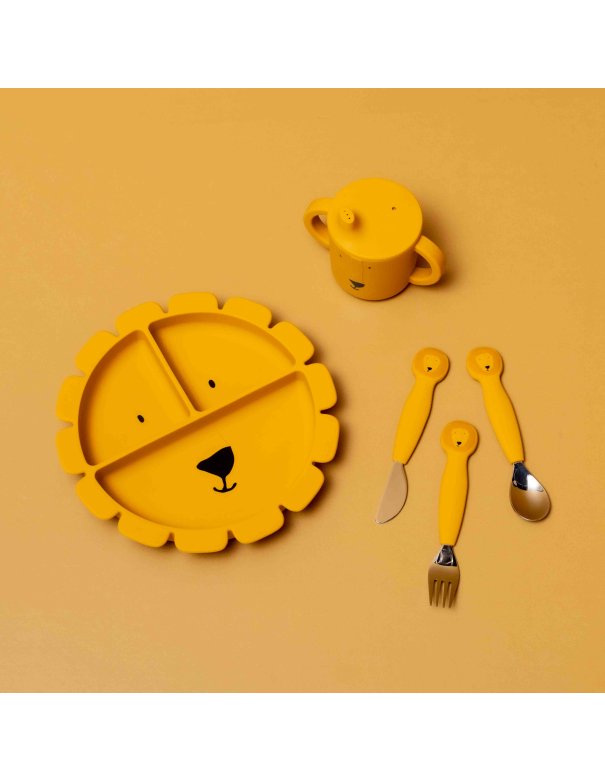 Couverts en silicone pack de 3 - Lion...