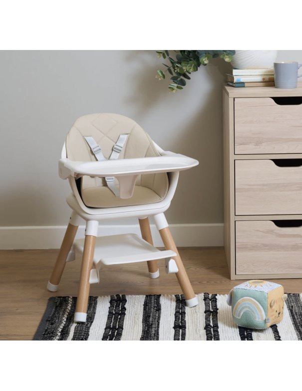 Chaise haute 6 en 1 - Beige