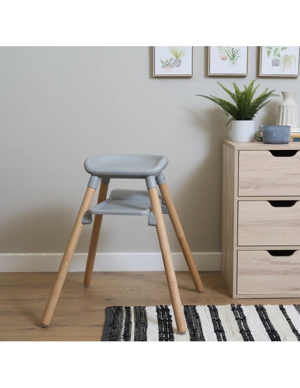 Chaise haute 6 en 1 - Gris