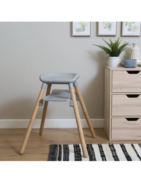 Chaise haute 6 en 1 - Gris