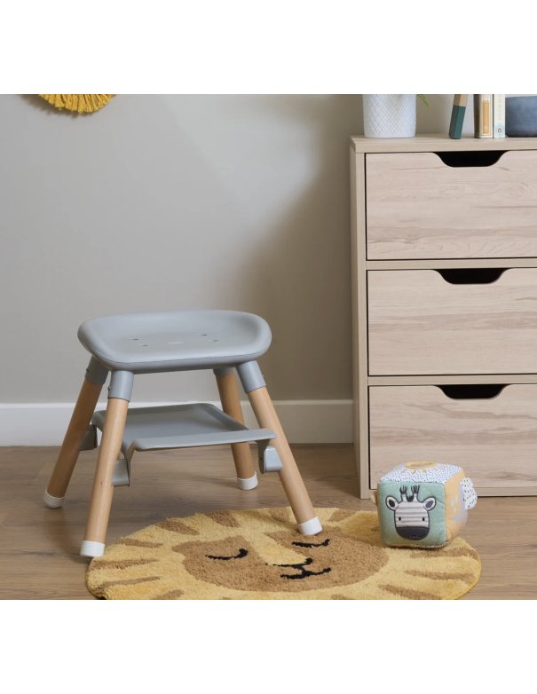 Chaise haute 6 en 1 - Gris