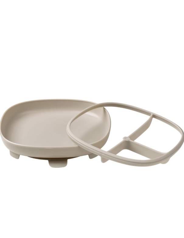 Assiette compartimentée 2 en 1 - latte
