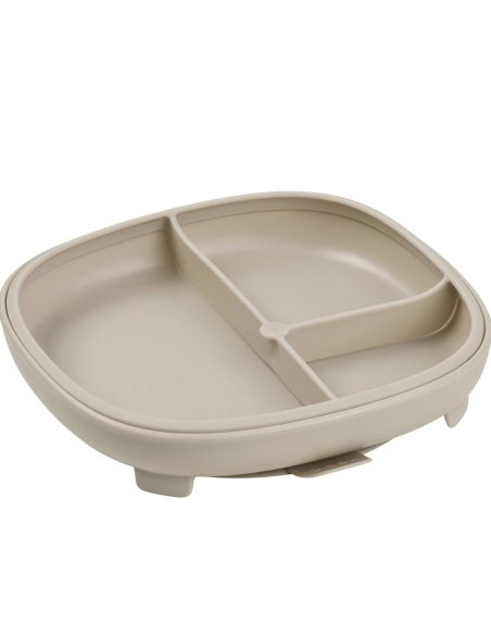 Assiette compartimentée 2 en 1 - latte